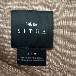 Sitka Men's Casual Button Down Shirt - Brown